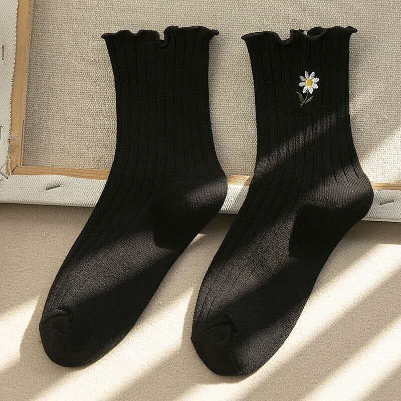 image-Summer thin pile stockings in tube women