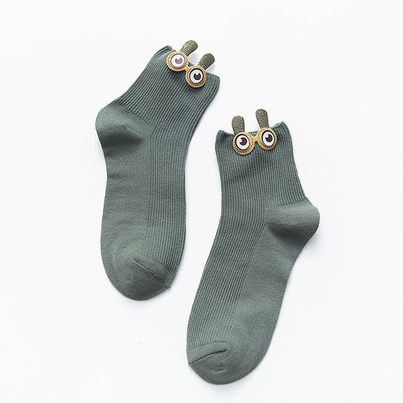 image-Big eyes socks women's tube socks