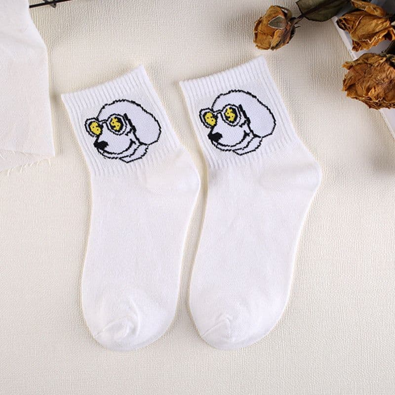 image-Cartoon cotton socks