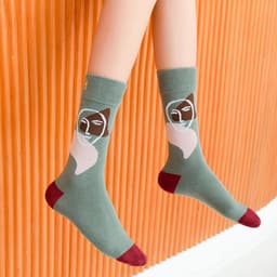 image-Retro Mid tube socks street art skateboard socks
