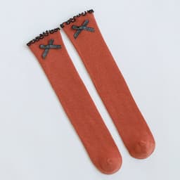 image-Children loose mouth stockings