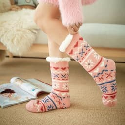 image-Christmas Socks Female Mid-tube Floor Socks