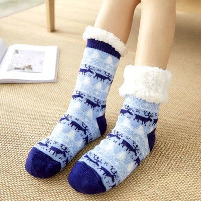 image-Christmas Socks Female Mid-tube Floor Socks