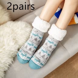 image-Christmas Socks Female Mid-tube Floor Socks