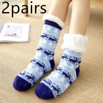 image-Christmas Socks Female Mid-tube Floor Socks