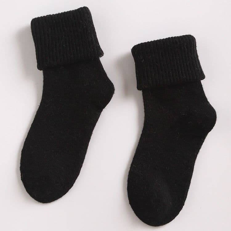 image-Ladies mid tube socks Ladies snow socks