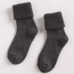 image-Ladies mid tube socks Ladies snow socks
