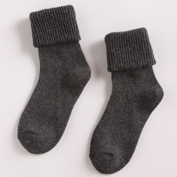 image-Ladies mid tube socks Ladies snow socks