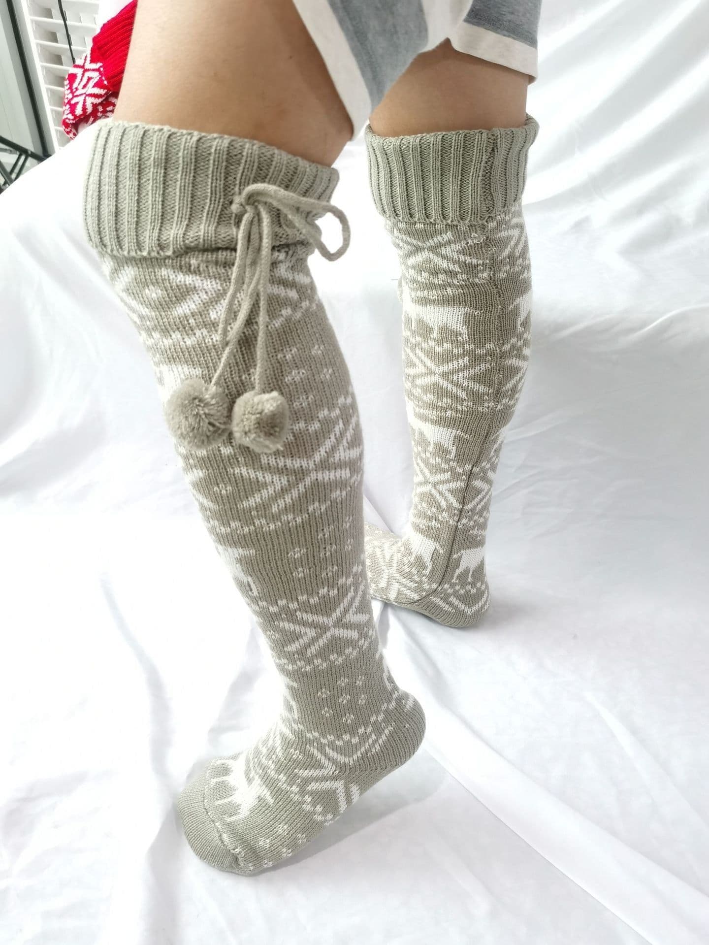 image-Christmas elk socks