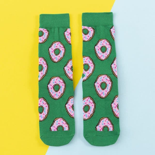 image-Women's socks cute cartoon skateboard socks