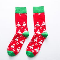 image-Christmas series cartoon couple socks cute cotton socks