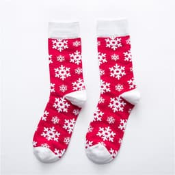 image-Christmas series cartoon couple socks cute cotton socks
