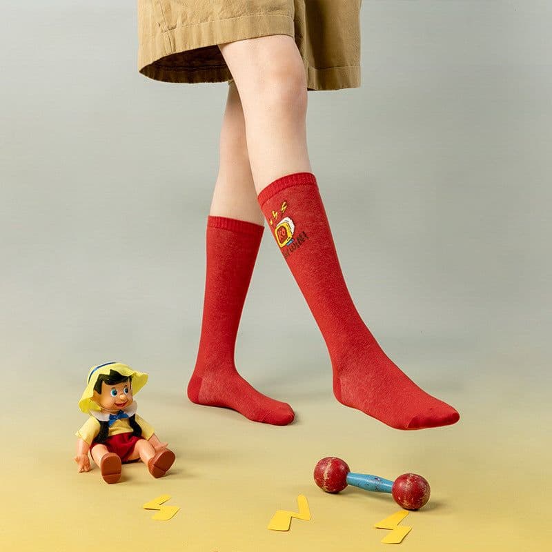 image-Socks women pure cotton stockings tube socks