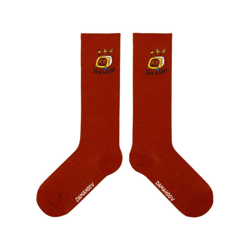 image-Socks women pure cotton stockings tube socks