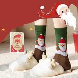 image-Christmas school style cute illustration stockings
