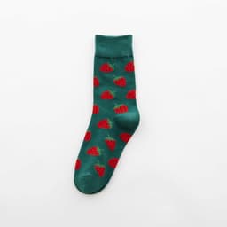 image-Fruit tube women's socks Jacquard cartoon Japanese women's socks