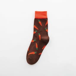 image-Fruit tube women's socks Jacquard cartoon Japanese women's socks