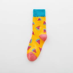 image-Fruit tube women's socks Jacquard cartoon Japanese women's socks