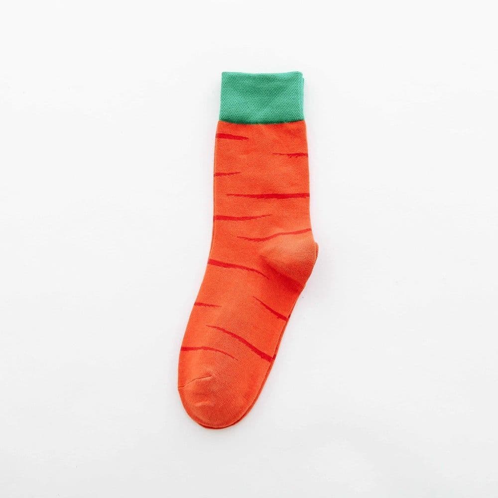 image-Fruit tube women's socks Jacquard cartoon Japanese women's socks