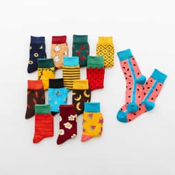 image-Fruit tube women's socks Jacquard cartoon Japanese women's socks