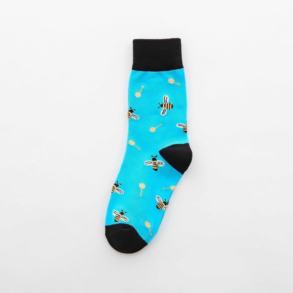 image-Fruit tube women's socks Jacquard cartoon Japanese women's socks