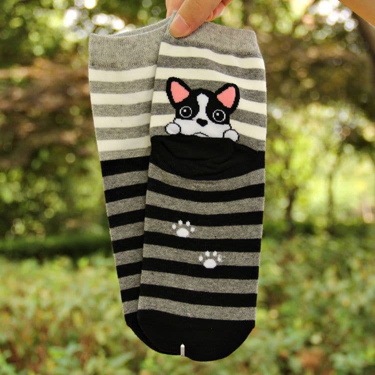 image-Cute Heel Puppy Cotton Socks Cartoon Socks