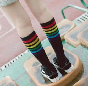 image-Spring and summer stockings knee stockings calf stockings