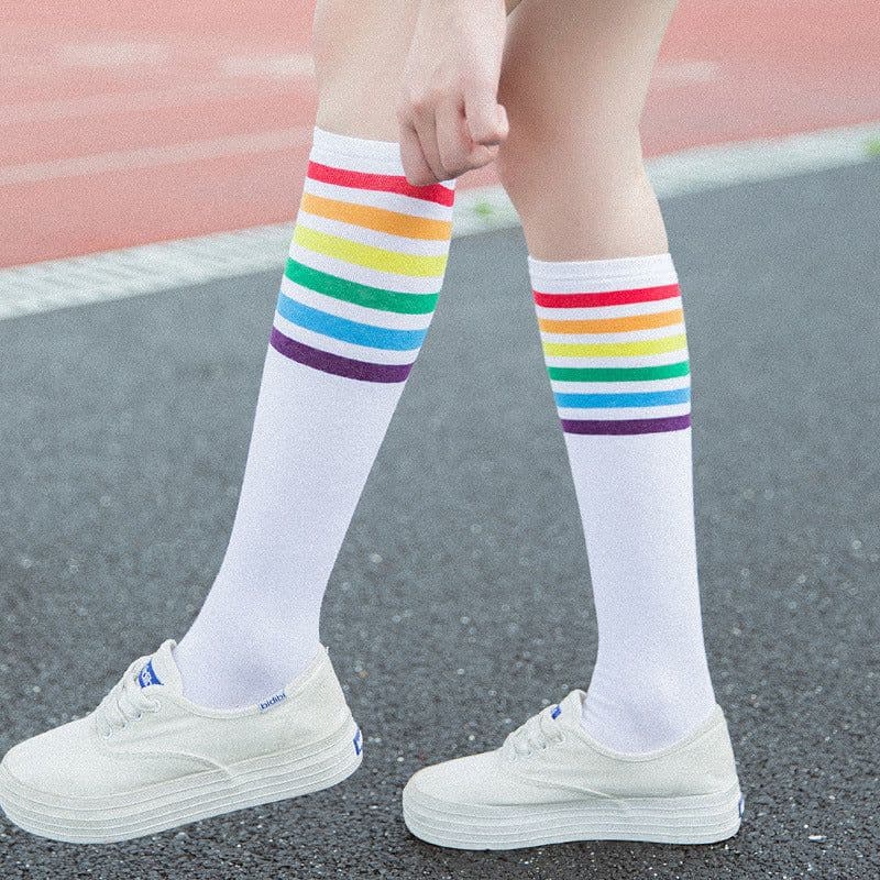 image-Spring and summer stockings knee stockings calf stockings