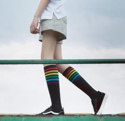image-Spring and summer stockings knee stockings calf stockings