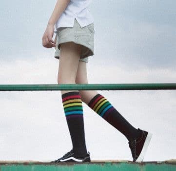 image-Spring and summer stockings knee stockings calf stockings