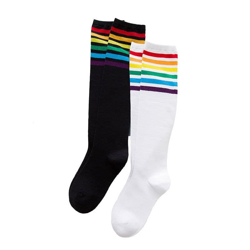 image-Spring and summer stockings knee stockings calf stockings