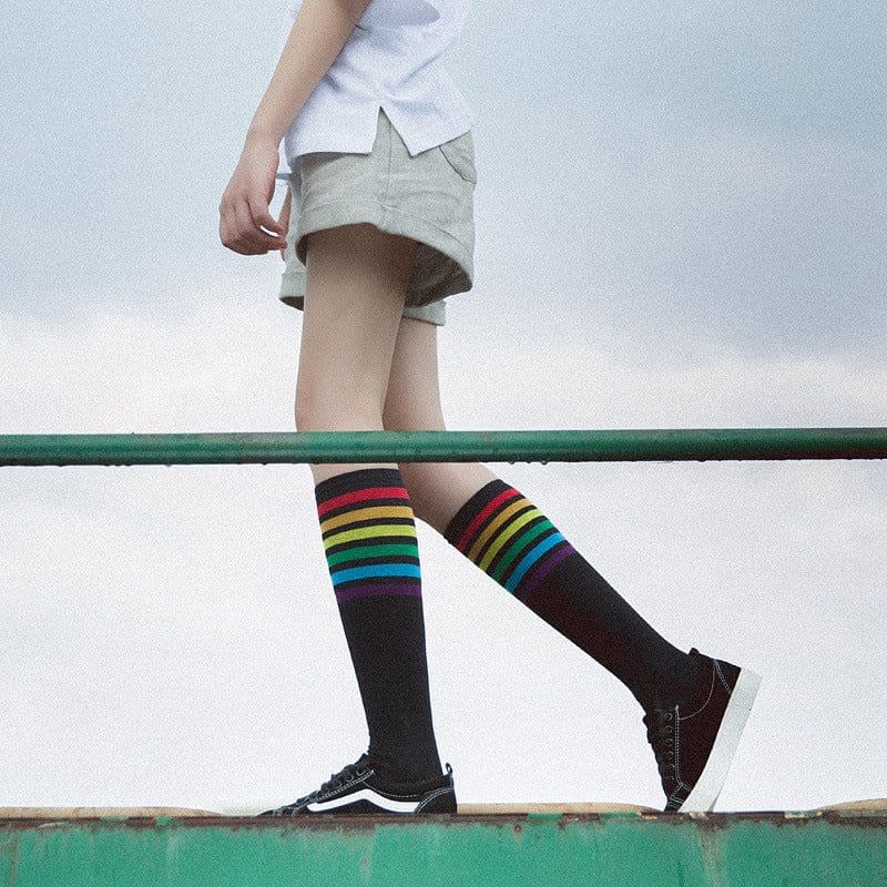 image-Spring and summer stockings knee stockings calf stockings