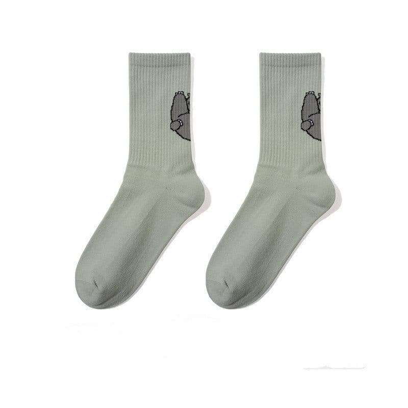 image-Piggy Socks Hippo Socks Casual Funny Cotton Socks