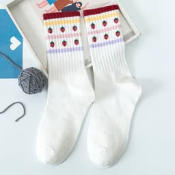 image-Mid-Tube Socks Autumn And Winter Style Korean Sweat Socks Love Student Socks