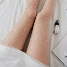 image-Pearly Any Cut Pearly Hot Diamond Stockings Pantyhose