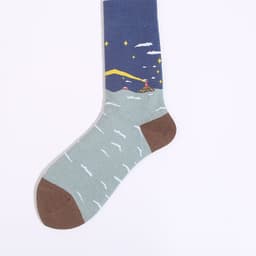 image-Fashion Street Creative Illustration Retro Stockings