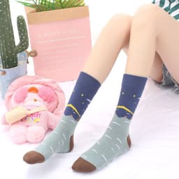 image-Fashion Street Creative Illustration Retro Stockings