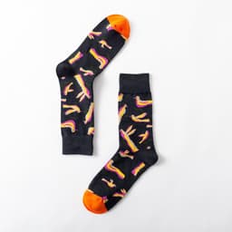 image-New Big Flower Plant Series Socks Cotton Couple Socks
