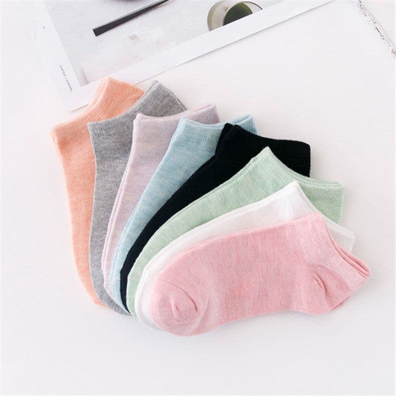 image-Short Socks Boat Socks Ladies Socks White Socks Student Socks