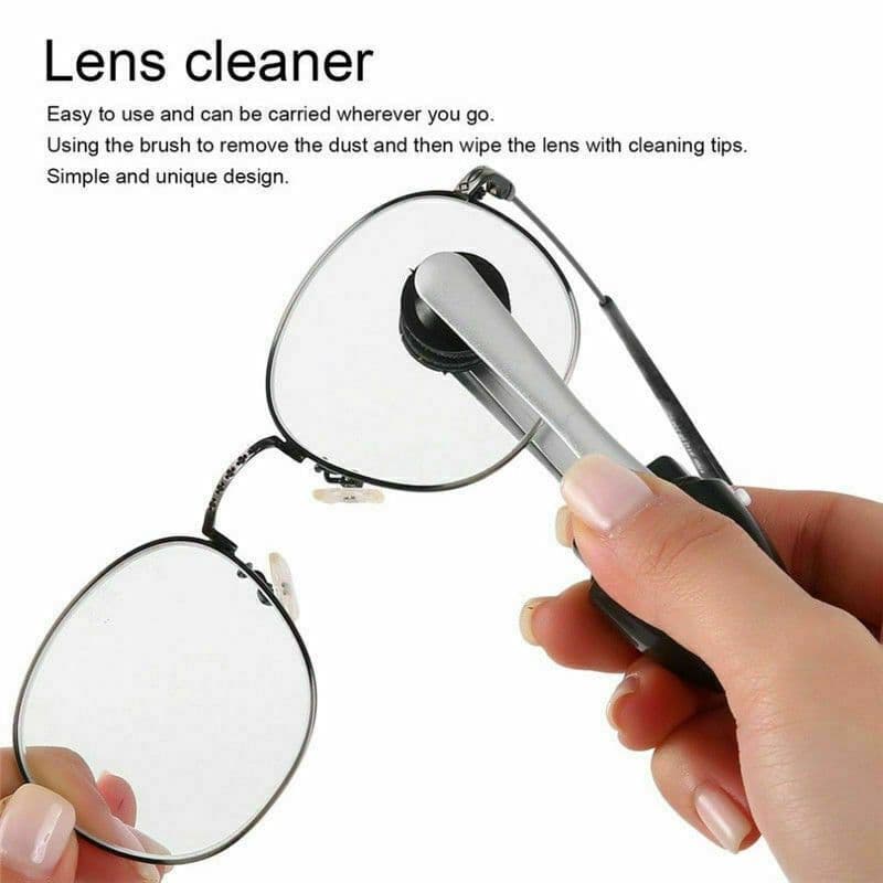 image-Practical Glasses Cleaner Eyewear Clean Brush Best Eyeglass Maintenance Vision Care Professional Sunglass Clean Glasses Tool
