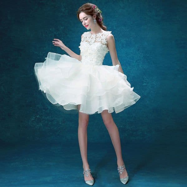 image-new bridesmaid dress, bride wedding short dress, toast, annual dress, presided over the performance