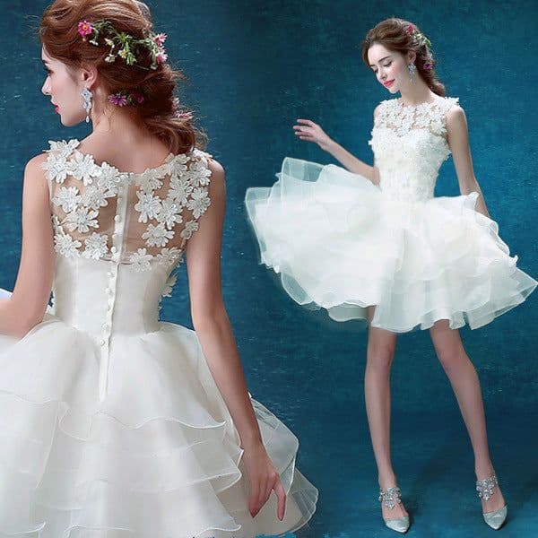 image-new bridesmaid dress, bride wedding short dress, toast, annual dress, presided over the performance