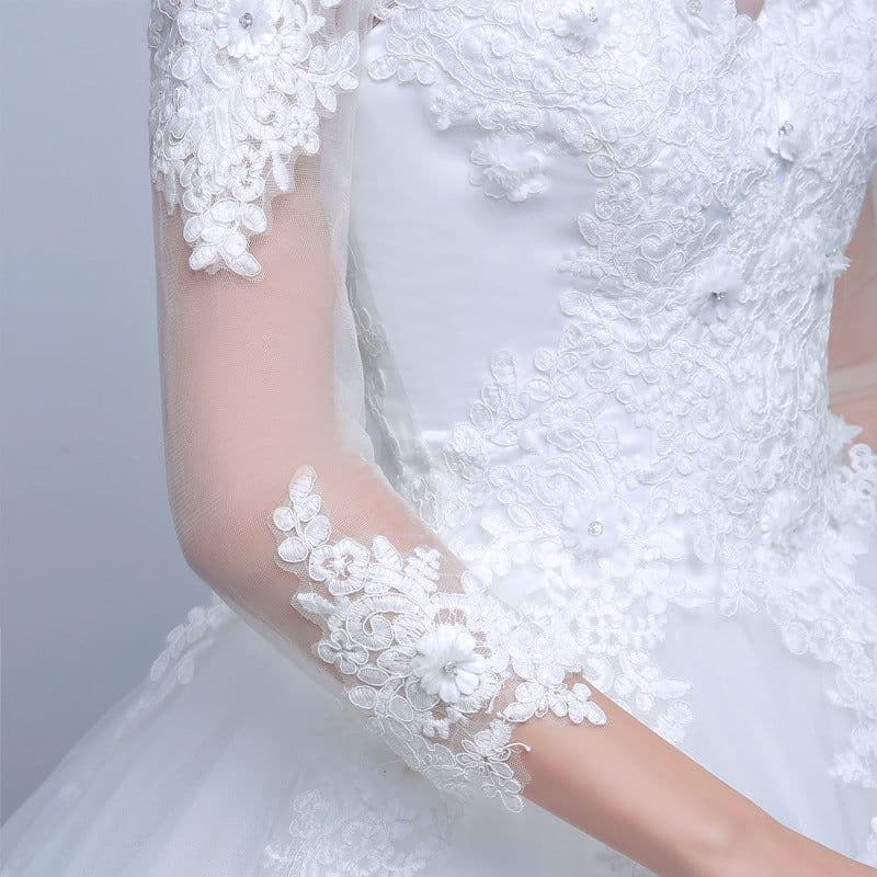 image-new shoulders Slim Qi wedding bride married slim wedding dress