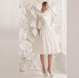 image-Spring new women's party ladies small sleeves popular white dress summer dress