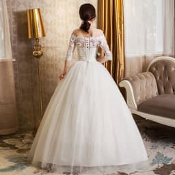 image-One-shoulder lace slim skirt