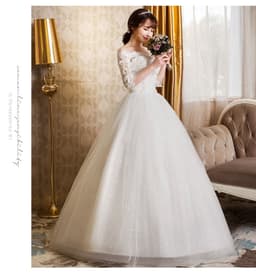 image-One-shoulder lace slim skirt