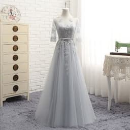 image-Wedding mid-length banquet evening dress