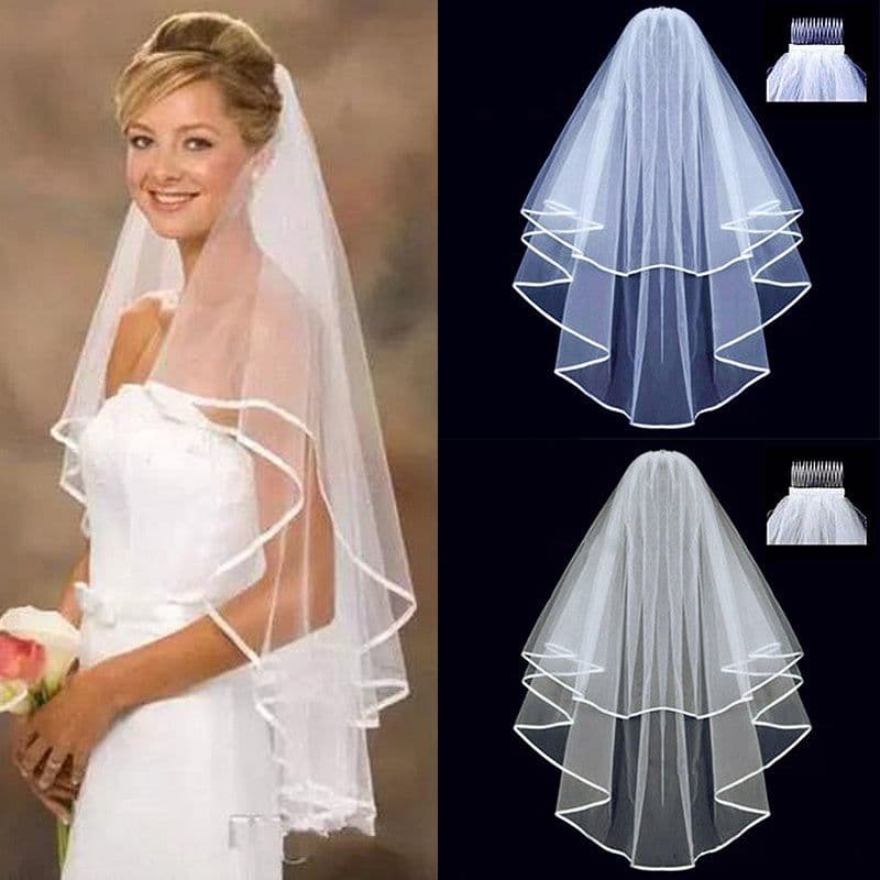 image-Bridal Knot Wedding Veil