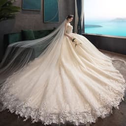 image-Going out Sasen light wedding dress
