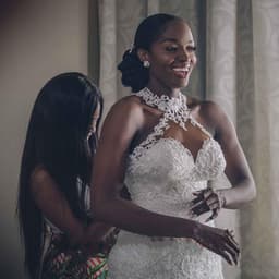 image-Vintage Lace Beaded Wedding Dresses Sheer Neck Mermaid Bridal Dresses Sexy Cheap Wedding Gowns